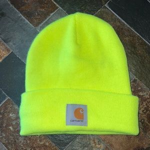 Neon Carhartt beanie